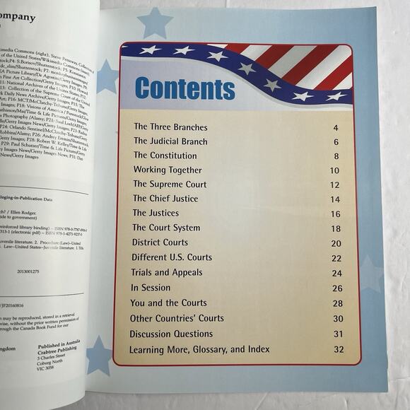 What Is the Judicial Branch by Ellen Rodger Paperback Educational Book - Picture 4 of 9